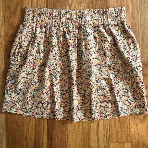 J. CREW floral print skirt size 2 - Picture 1 of 3